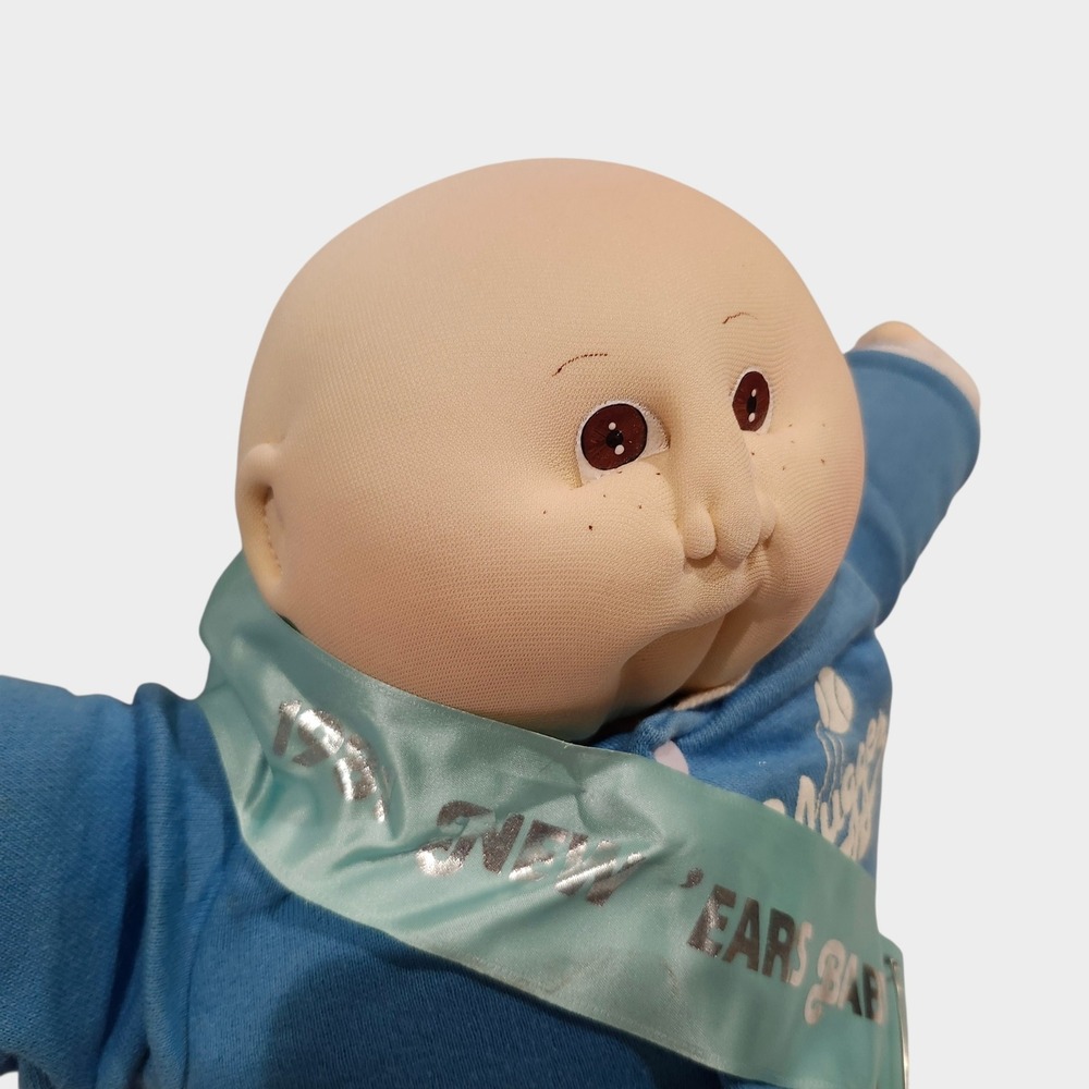 Vintage Xavier Roberts "Little People" Boy Doll 1981 New Year Blue Slugger 21" - Picture 10 of 15